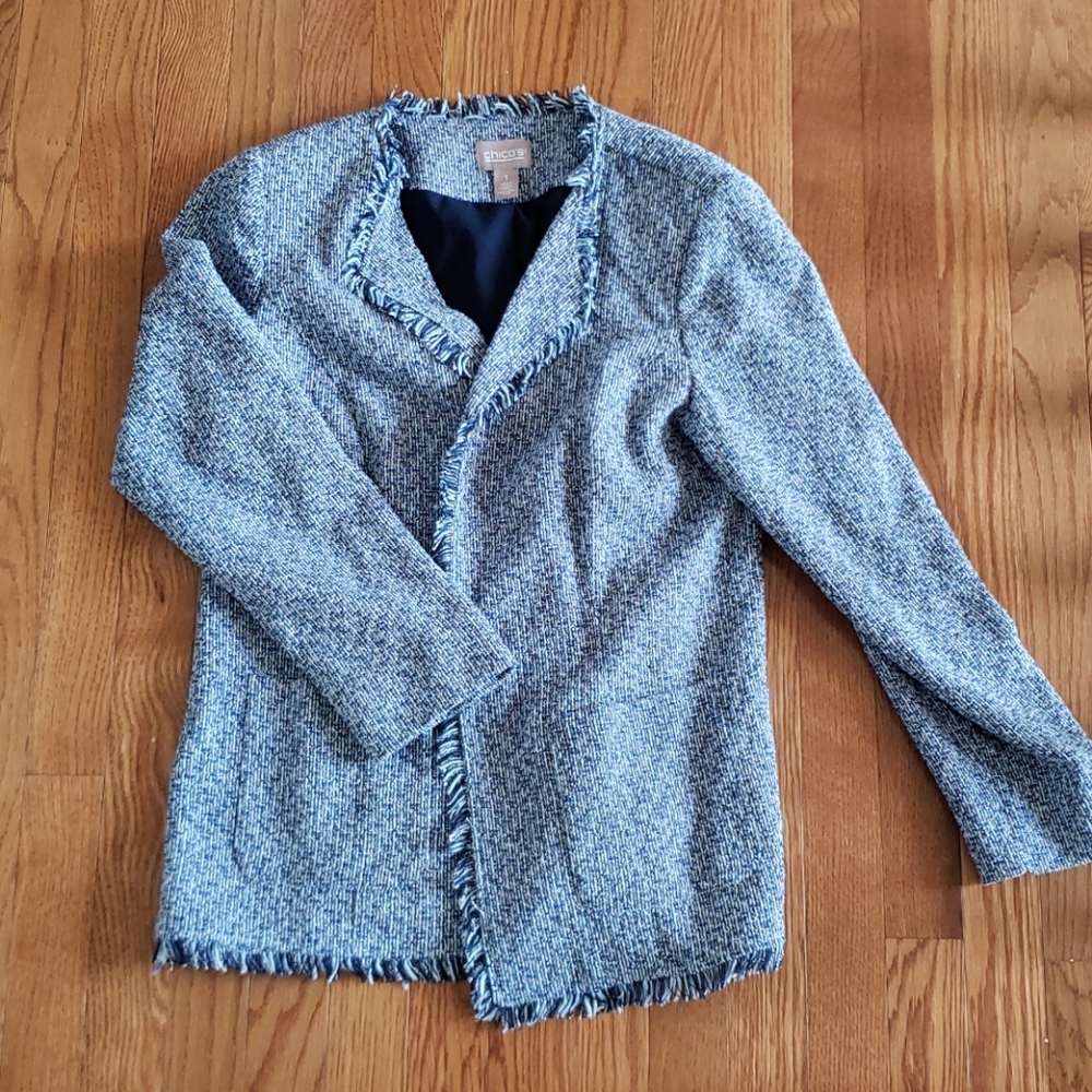 Chico's Blazer Womens Sz 1